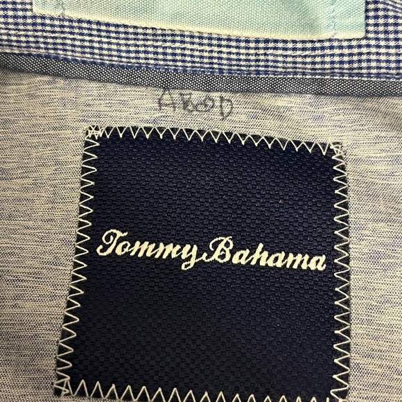 Tommy Bahama linen blend men’s long sleeve button font shirt size XL - Picture 6 of 7